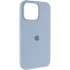 Чохол Silicone Case (AA) Logo with MagSafe для Apple iPhone 11 Pro Max (6.5") – Блакитний / Lilac Blue. Фото 2 з 6