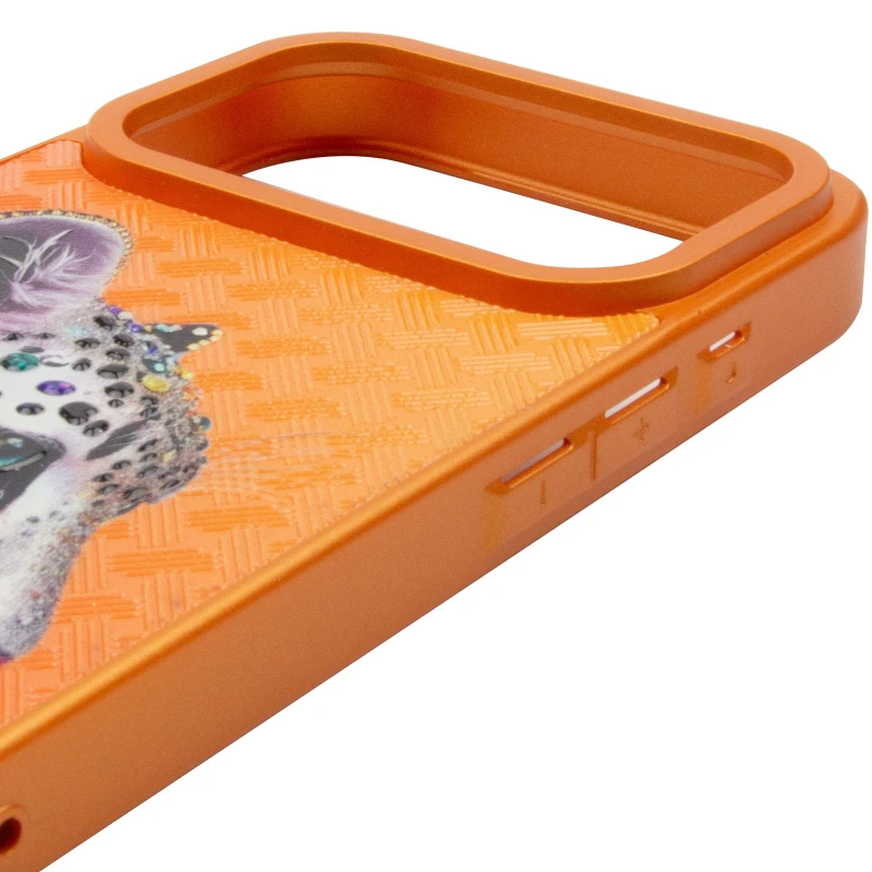 Чохол TPU+PC Crystal Hunt with MagSafe для Apple iPhone 17 Pro Max (6.9") – Orange. Фото 5 з 7