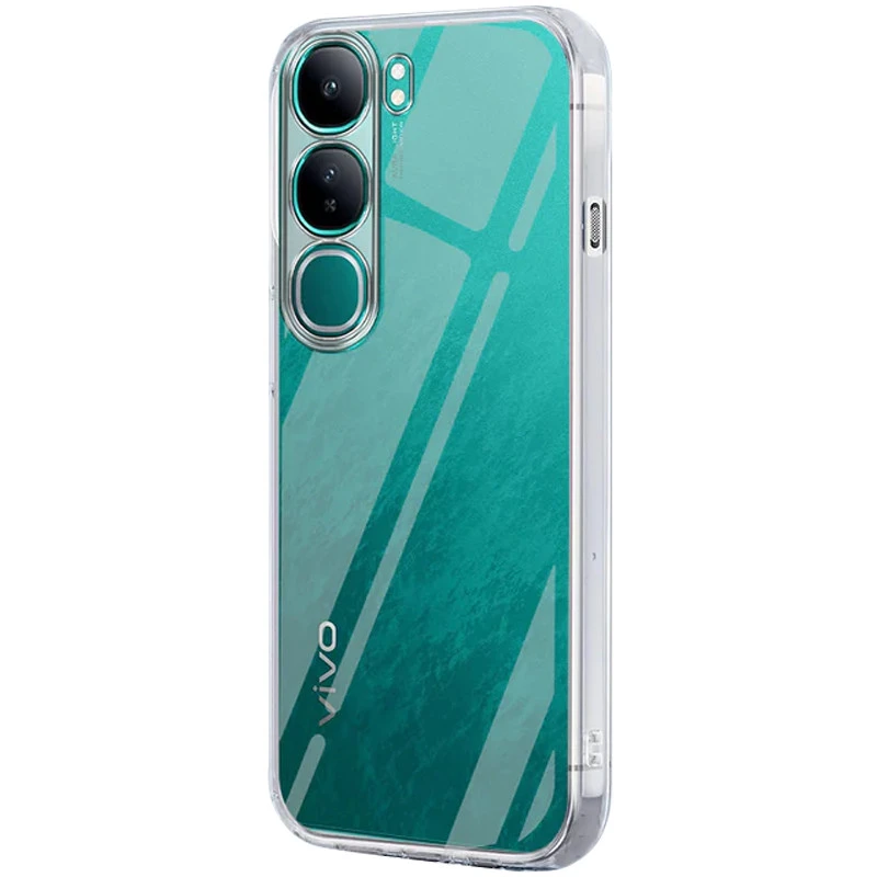 Ультратонкий силіконовий чохол 1,5 мм з захистом камери на Vivo Y300 – Безбарвний (прозорий). Фото 2 з 2