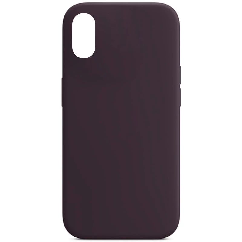 Чохол з закритим низом Silicone Case на Apple iPhone XR (6.1") – Фіолетовий / Elderberry. Фото 1 з 1