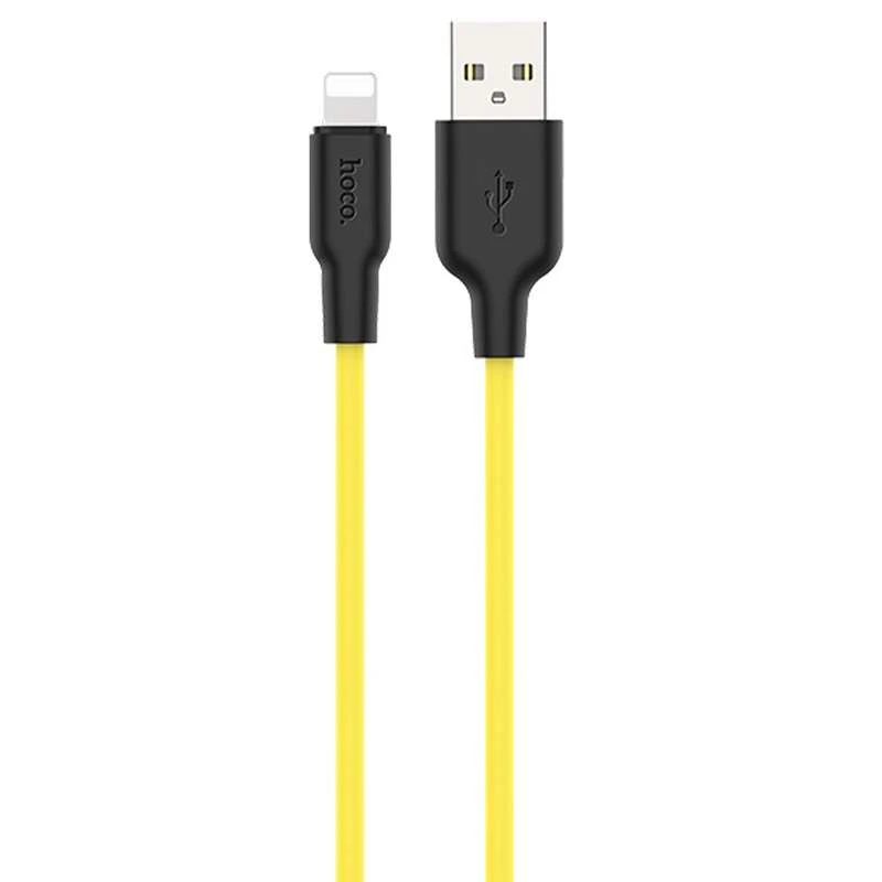 

Дата кабель Hoco X21 Plus Silicone Lightning Cable (1m) (Black / Yellow)