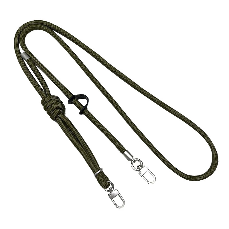 Шнурок с двумя креплениями (8мм) 150см – Army Green. Фото 2 из 3