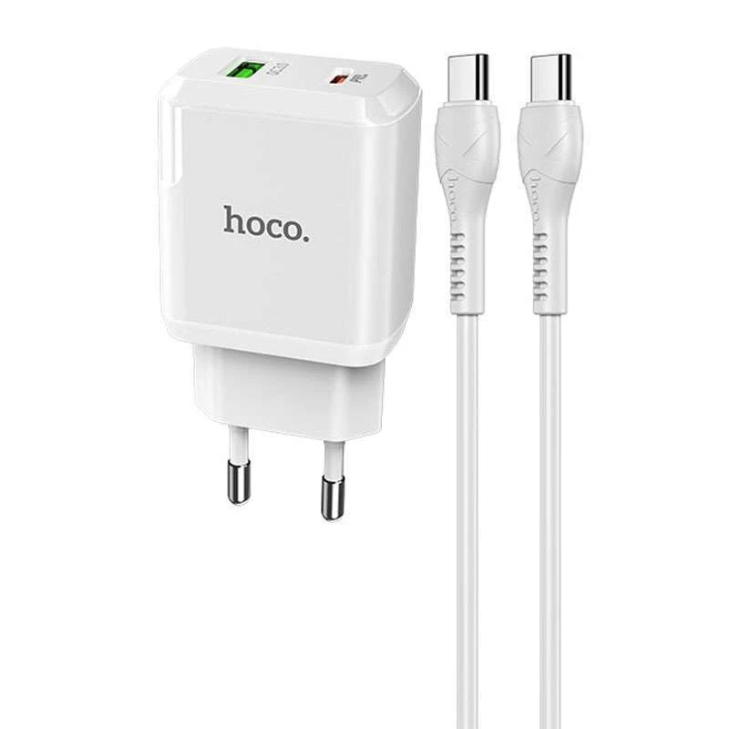 

МЗП Hoco N5 Favor 20W PD+QC3.0 Type-C to Type-C (Білий)