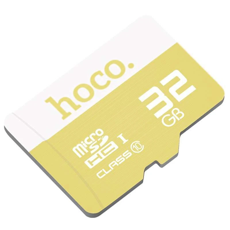 

Карта памяти Hoco microSDHC 32GB TF high speed Card Class 10 (Желтый), Жовтий