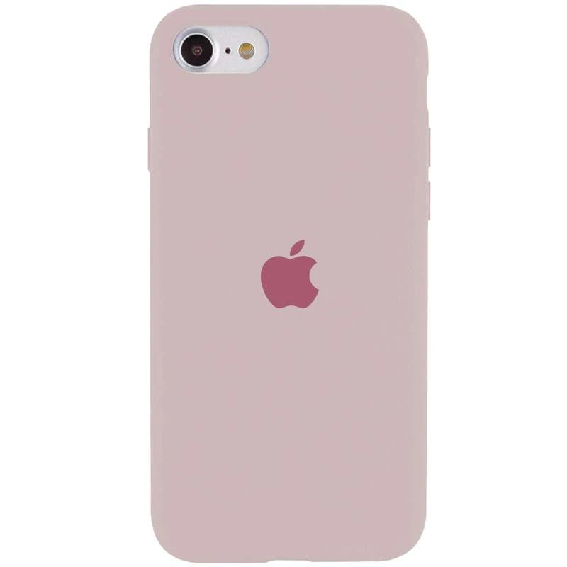 

Чехол Silicone Case с закрытым низом для Apple iPhone SE (2020) (Серый / Lavender), Сірий / lavender