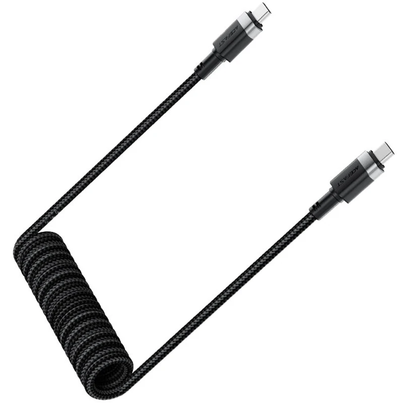 Дата кабель Acefast C14-03 Type-C to Type-C 60W (1.2m) – Black. Фото 4 з 6