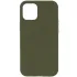 Чохол Silk Full Protective (AA) NO LOGO для Apple iPhone 11 Pro Max (6.5") – Зелений / Dark Olive. Фото 1 з 3
