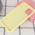 Чохол Silicone Case з закритим низом на Apple iPhone 11 (6.1") – Жовтий / Mellow Yellow. Фото 3 з 3