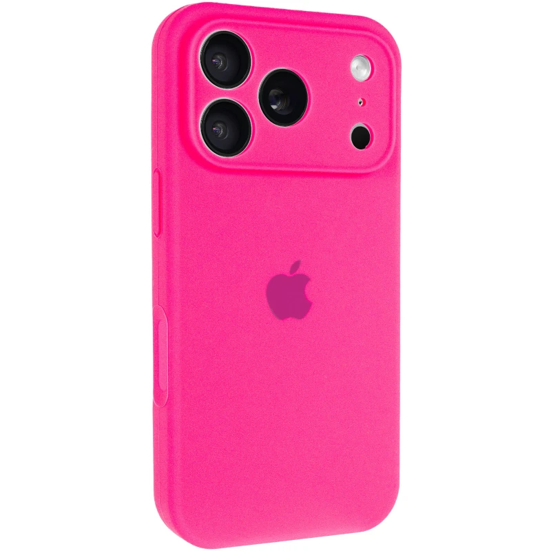 Чохол Silicone Case з захистом камери на Apple iPhone 17 Pro (6.3") – Рожевий / Barbie pink. Фото 2 з 6
