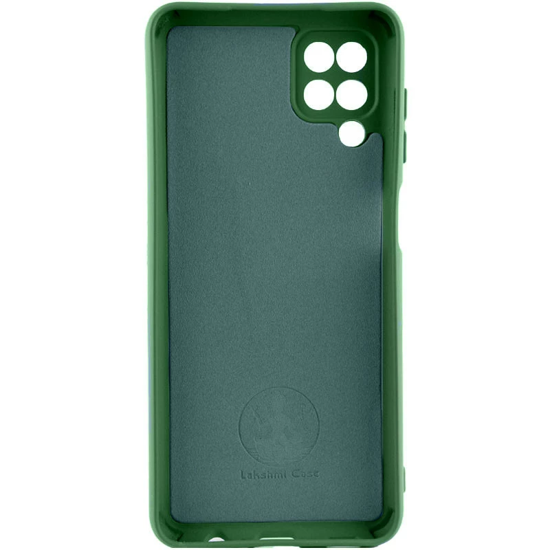 Чохол Silicone Case Lakshmi з закритою камерою на Samsung Galaxy M33 5G – Зелений / Dark green. Фото 4 з 6