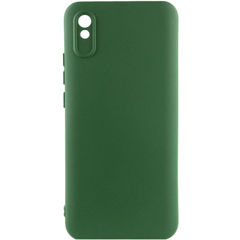 Чехол Silicone Case Lakshmi Premium з закритою камерою на Xiaomi Redmi 9A – Зеленый / Cyprus Green. Фото 1 из 3