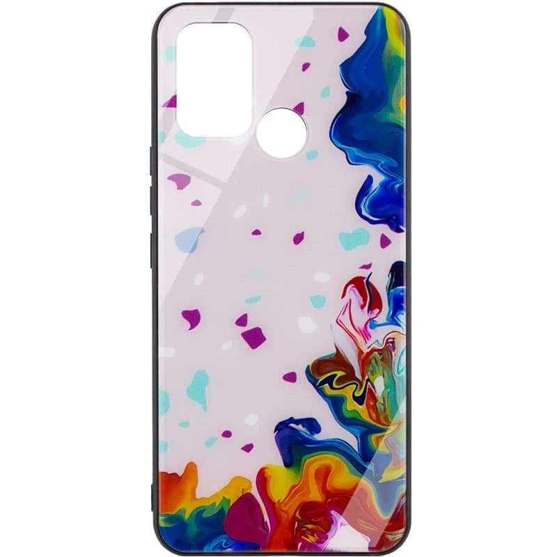 

Стеклянный чехол Diversity для Realme 7i / Realme C17 (Stains multicolored)