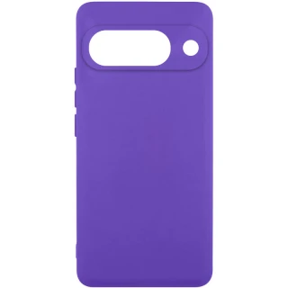 Чехол Silicone Case Lakshmi Premium з закритою камерою на Google Pixel 9 — Фиолетовый / Amethyst