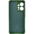 Чохол Silicone Case Lakshmi Plus з закритою камерою на Xiaomi Redmi Note 12 4G – Зелений / Dark green. Фото 2 з 4