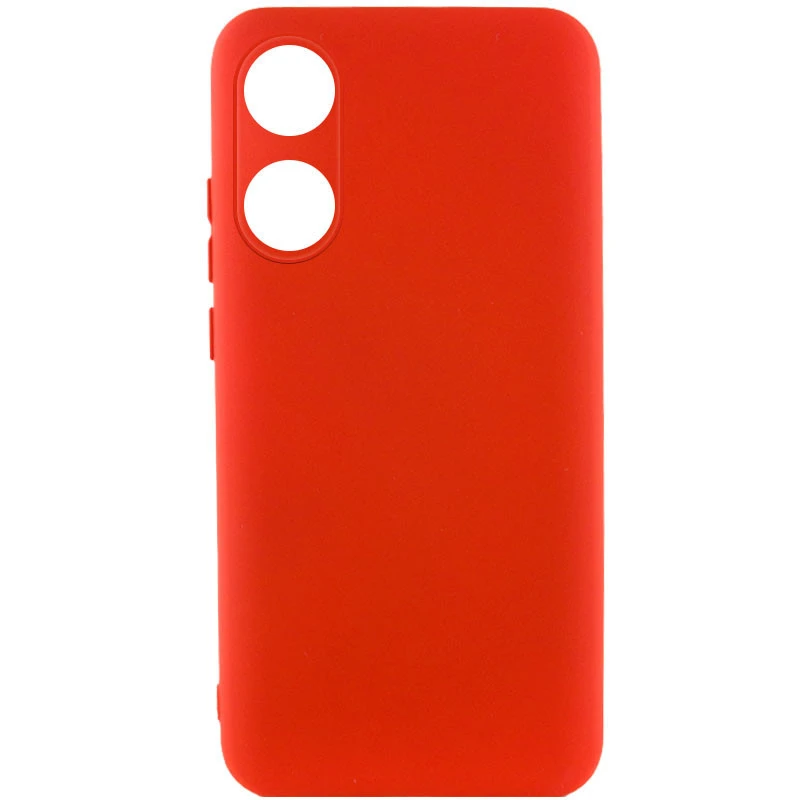 Чохол Silicone Case Lakshmi Premium із закритою камерою для Oppo A58 4G – Червоний / Red. Фото 1 з 2