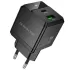 МЗП Borofone BN19 Intenso PD20W+QC3.0 (1USB-A/1C) – Black. Фото 1 з 4