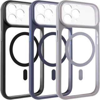 Чехол TPU+PC GETMAN Moon Clear with MagSafe для Apple iPhone 12 Pro Max (6.7")