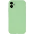 Чохол Silk Full Camera Protective (AA) NO LOGO для Apple iPhone 12 (6.1") – М'ятний / Mint. Фото 1 з 3