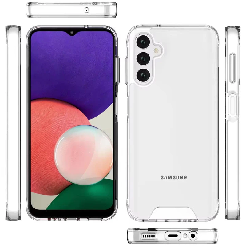 Силіконовий чохол Space Case на Samsung Galaxy A37 5G – Прозорий. Фото 3 з 4