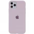 Чехол Silicone Case с закрытым низом для Apple iPhone 11 Pro (5.8") – Серый / Lavender. Фото 1 из 3