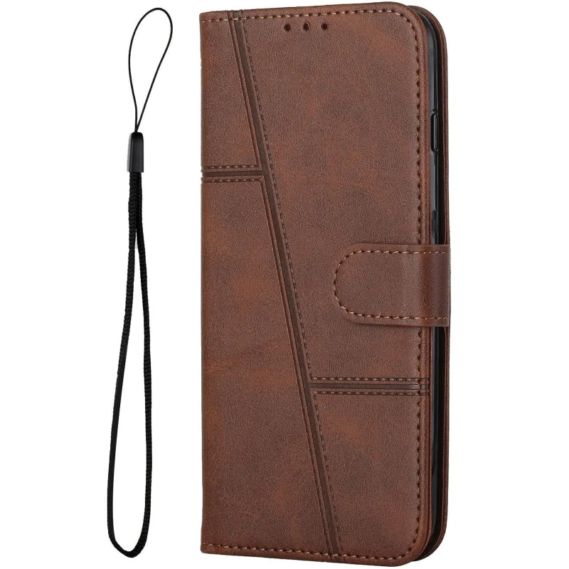 Шкіряний чохол-книжка Jet Cover для Samsung Galaxy A17 4G/5G – Brown. Фото 1 з 4