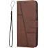 Шкіряний чохол-книжка Jet Cover для Xiaomi Redmi Note 15 4G/5G (EU) – Brown. Фото 1 з 4