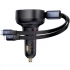 АЗП Baseus Enjoyment Pro 60W (1USB-C) + висувний кабель Type-C (C00057802111-01) – Cluster Black. Фото 4 з 12