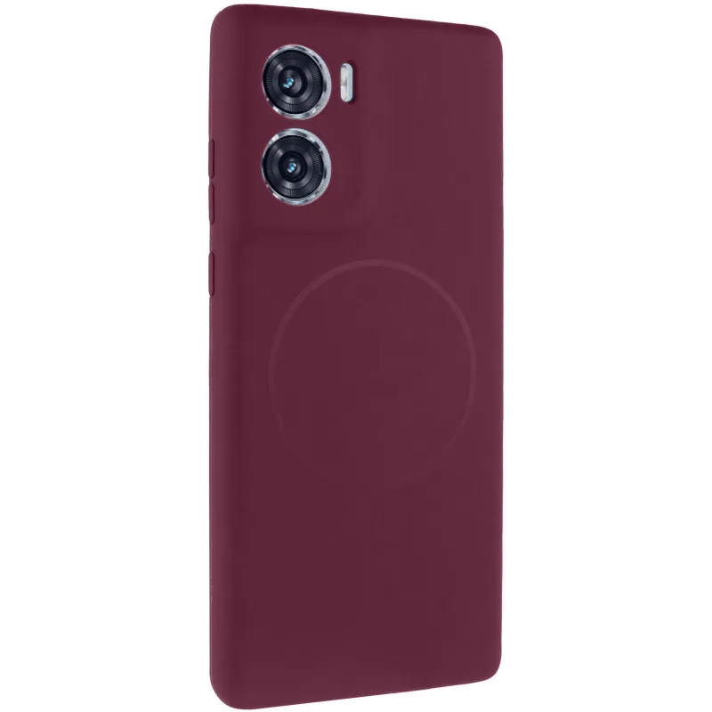 Чохол Silicone Cover Lakshmi Full Camera (AA) with Magnetic Fit для Motorola Moto G06 – Бордовий / Marsala. Фото 1 з 1