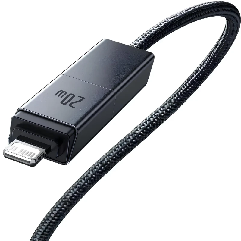 Дата кабель Baseus Versatile Two-for-Two USB/Type-C to Type-C/Lightning 60W (2m) (P10383000) – Cluster Black. Фото 5 из 6