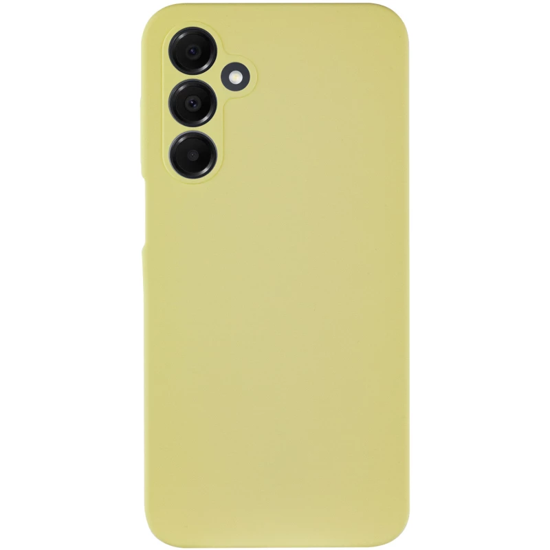 Чехол Silicone Case Lakshmi Plus с закрытой камерой для Samsung Galaxy A16 4G/5G – Желтый / Mellow Yellow. Фото 3 из 7