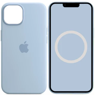 Чохол Silicone case (AAA) with Magsafe and Animation для Apple iPhone 14 (6.1") фото 1 з 3