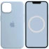 Чохол Silicone case (AAA) with Magsafe and Animation для Apple iPhone 14 (6.1") – Блакитний / Sky. Фото 1 з 3