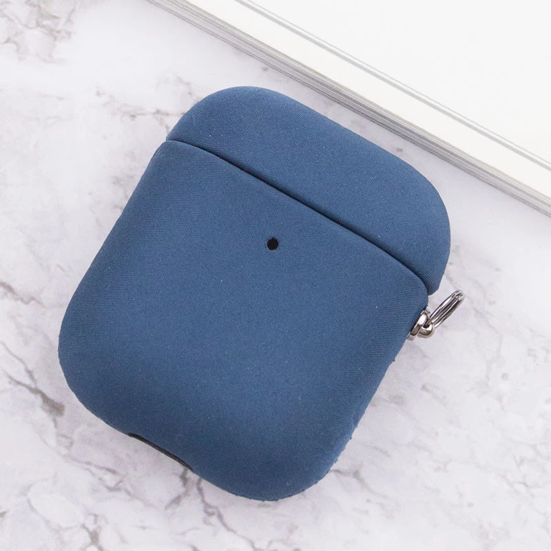 Футляр FineWoven (AAA) для Apple AirPods 1/2 – Pacific Blue. Фото 5 з 8