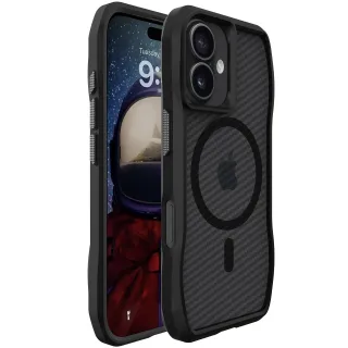 Чохол TPU Space Octagon with Magnetic Fit для Apple iPhone 17 (6.3") — Carbon Black