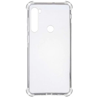 Ультратонкий силиконовый чехол GETMAN с крытыми бортами для Xiaomi Redmi Note 8 фото 1 из 3