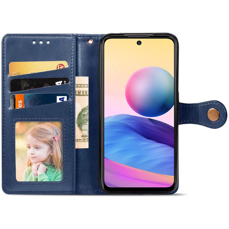 Чохол-книжка GETMAN галант на TECNO Spark 10C – Синій. Фото 4 Чохол-книжка GETMAN галант на TECNO Spark 10C – Синій. Фото 4 з 5