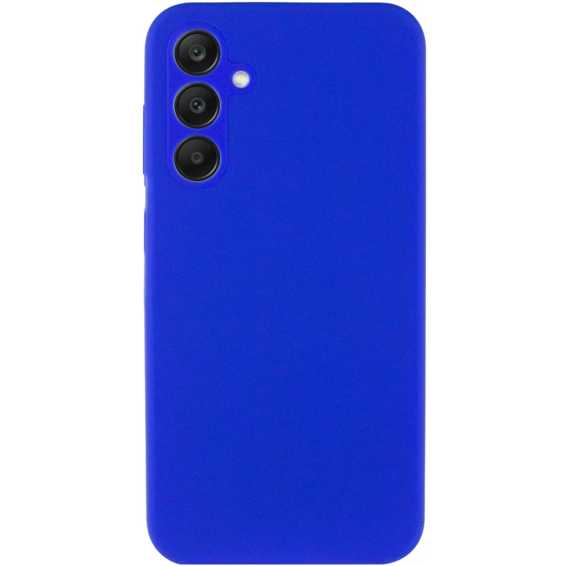 Чохол Silicone Case Lakshmi Plus з закритою камерою на Samsung Galaxy A35 – Синій / Iris. Фото 4 з 10