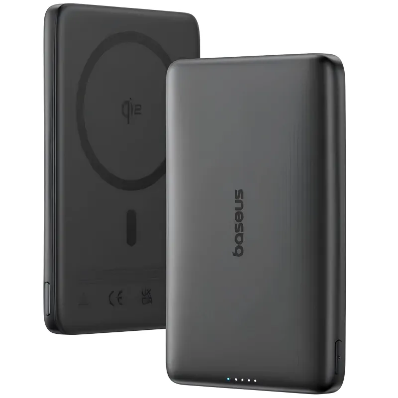 Портативний ЗП Power Bank Baseus PicoGo AM41 Ultra-Slim 27W c БЗП 10000 mAh (E0027200) – Black. Фото 2 з 3