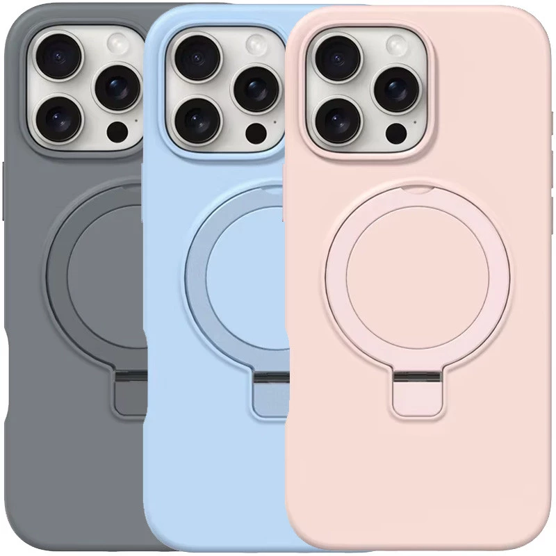 Силіконовий чохол Full Protective з кільцем-тримачем (без логотипу) для Apple iPhone 16e (6.1") фото 1 з 1