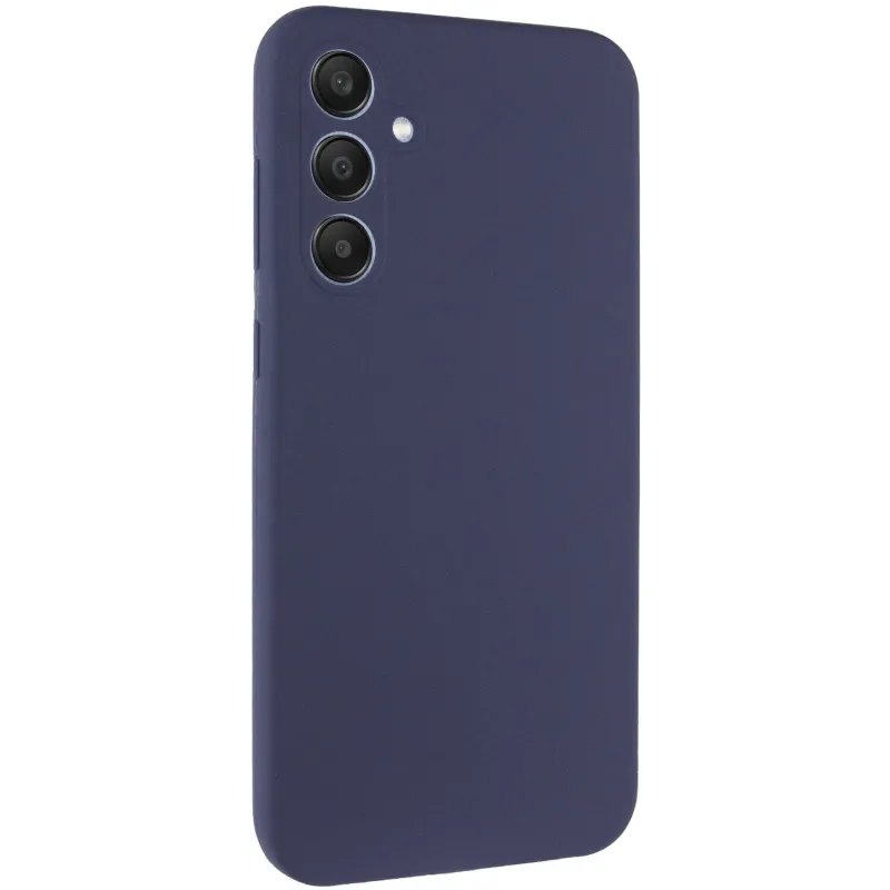 Чехол Silicone Case Lakshmi Premium з закритою камерою на Samsung Galaxy S26 FE – Темно-синий / Midnight blue. Фото 1 из 3