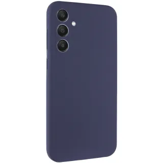 Чехол Silicone Case Lakshmi Premium з закритою камерою на Samsung Galaxy S26 FE — Темно-синий / Midnight blue