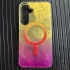 Силіконовий чохол Shiny Mountain (MagFit) для Samsung Galaxy S24+ – Yellow / Pink. Фото 4 з 4