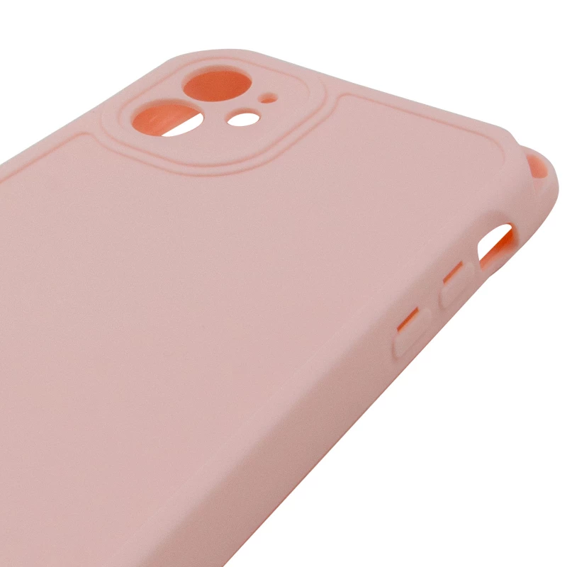 Силіконовий чохол CrossBody зі шнурком для Apple iPhone 12 (6.1") – Pink. Фото 9 з 10