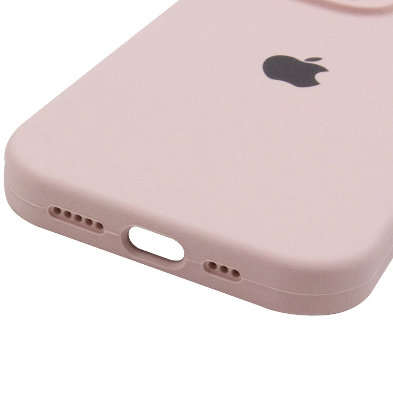 Чохол Silicone Case з захистом камери на Apple iPhone 15 Pro Max (6.7") – Рожевий / Chalk Pink. Фото 9 з 14