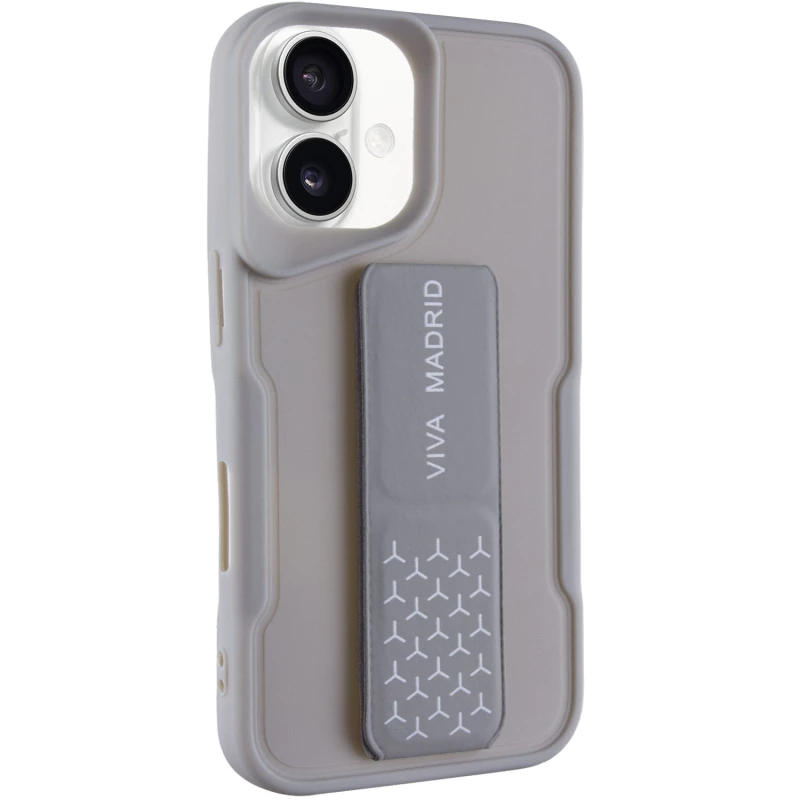 Чехол Вива с ремешком для Apple iPhone 16 Plus – Grey. Фото 2 из 7