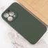 Чехол с защитой камеры Silicone Case для Apple iPhone 18 Pro Max – Зеленый / Cyprus Green. Фото 3 из 3