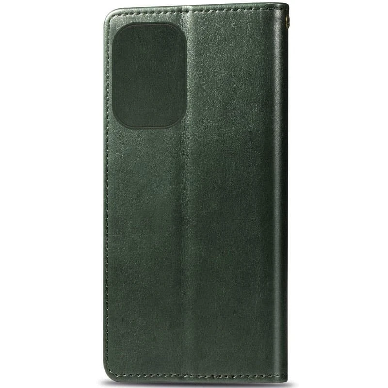 Чохол-книжка GETMAN Gallant  на Motorola Moto G67 – Зелений. Фото 4 з 5