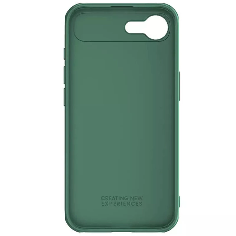 Карбована накладка Nillkin Pro зі шторкою для камери на Apple iPhone 16e (6.1") – Deep Green. Фото 5 з 6