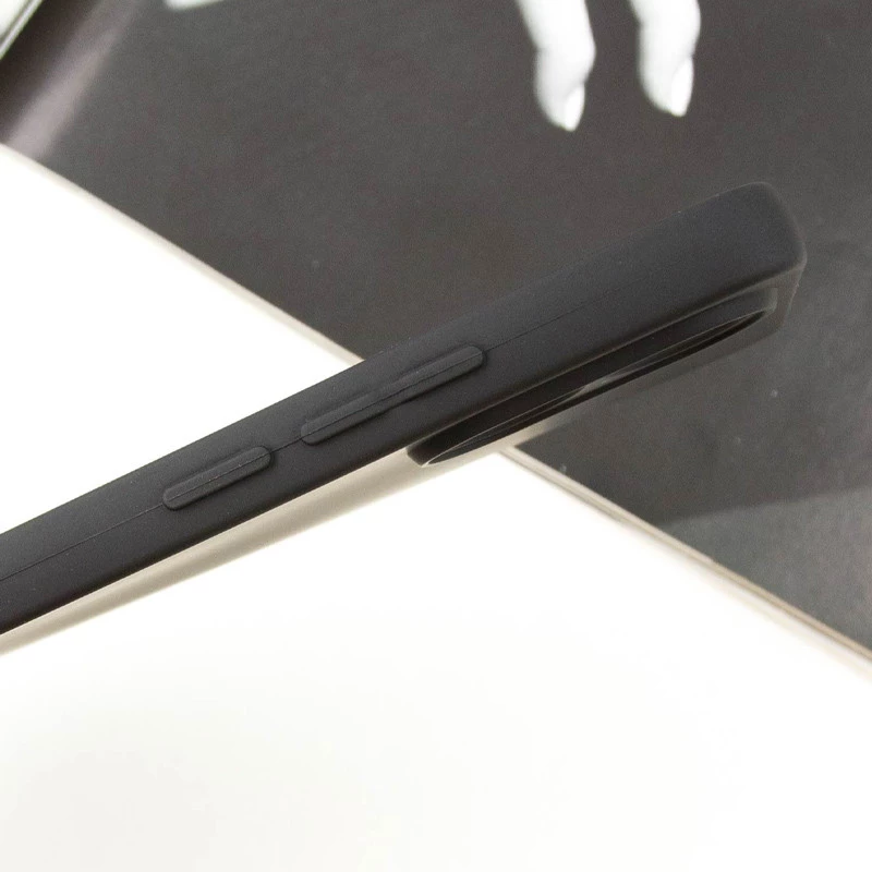 Чехол Silicone Case Lakshmi Premium на Xiaomi 14 Ultra – Черный / Black. Фото 4 из 4