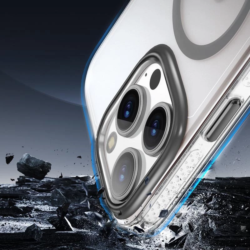 Чехол TPU+PC Shadow with MagSafe для Apple iPhone 16 Pro фото 6 из 8